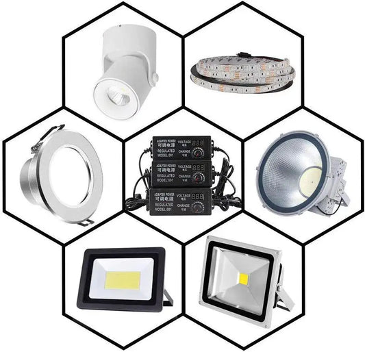 Adjustable AC/DC Power Adapter (3V–24V)