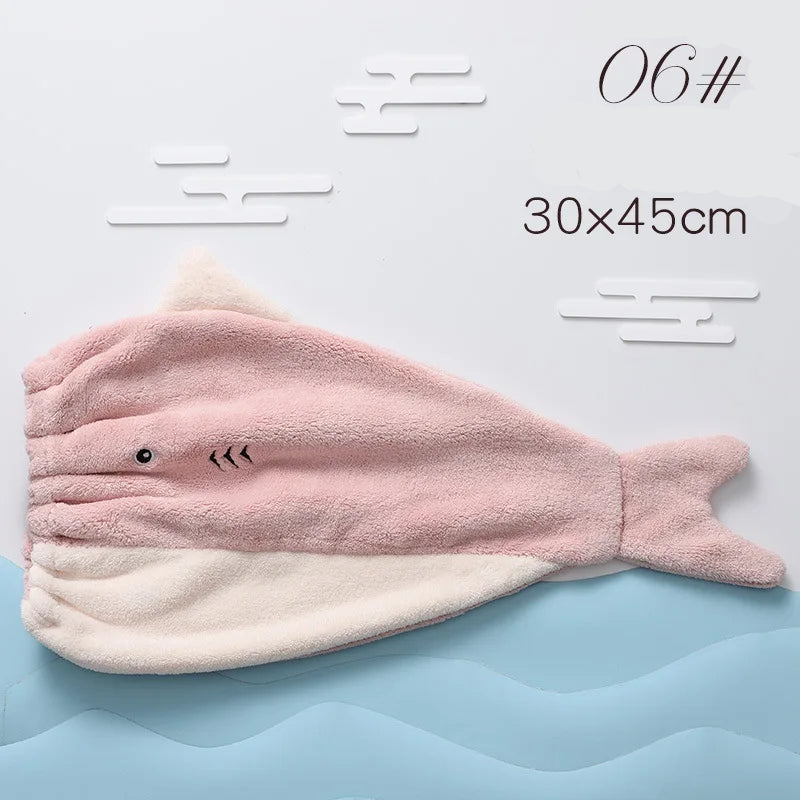 Shark Microfiber Quick-Dry Hair Cap