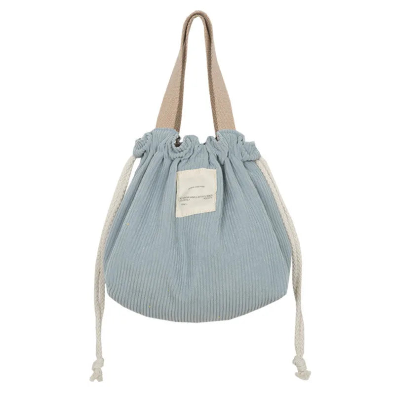 Corduroy Canvas Lunch Bag