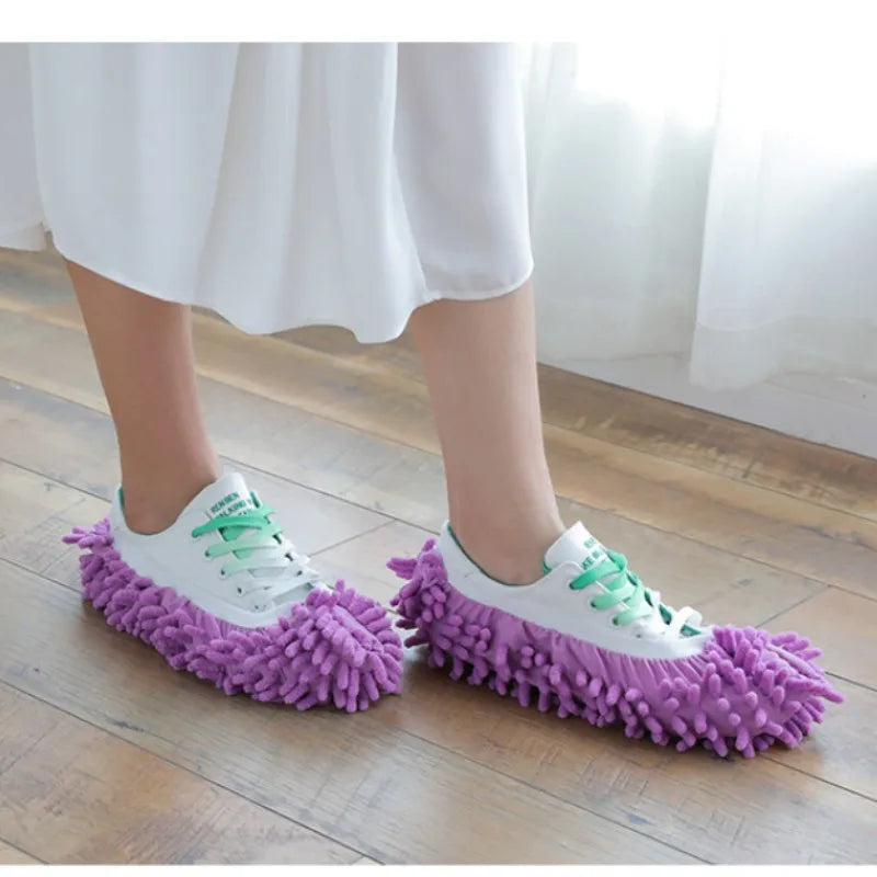 Dust Cleaning Slipper Pair