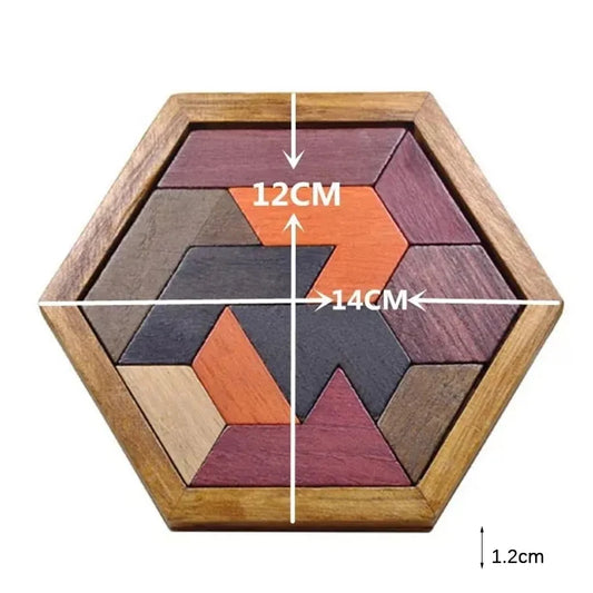 Wooden Tangram Puzzle Toy