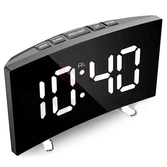Silent LED Mirror Alarm Clock
