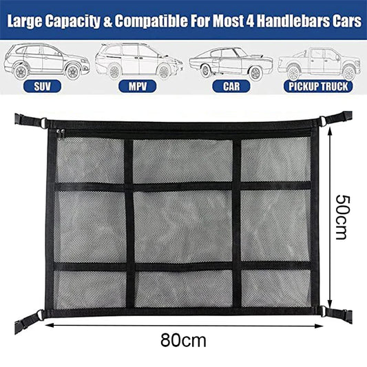 Car Roof Cargo Net Organizer