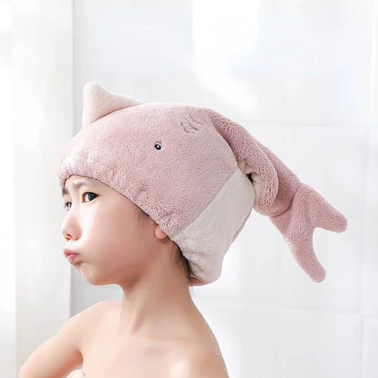 Shark Microfiber Quick-Dry Hair Cap