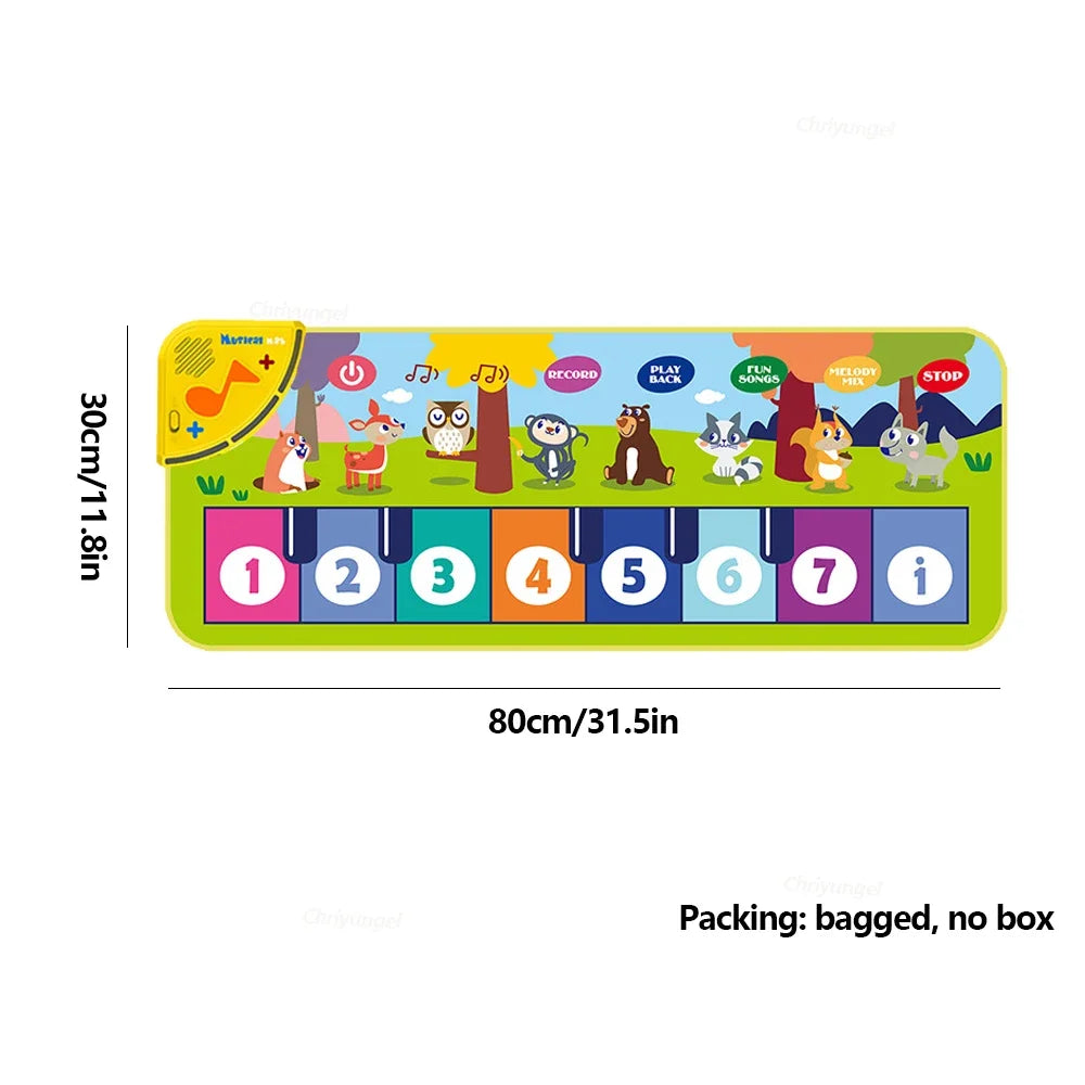 Kids' Piano Dance Mat 80×30cm