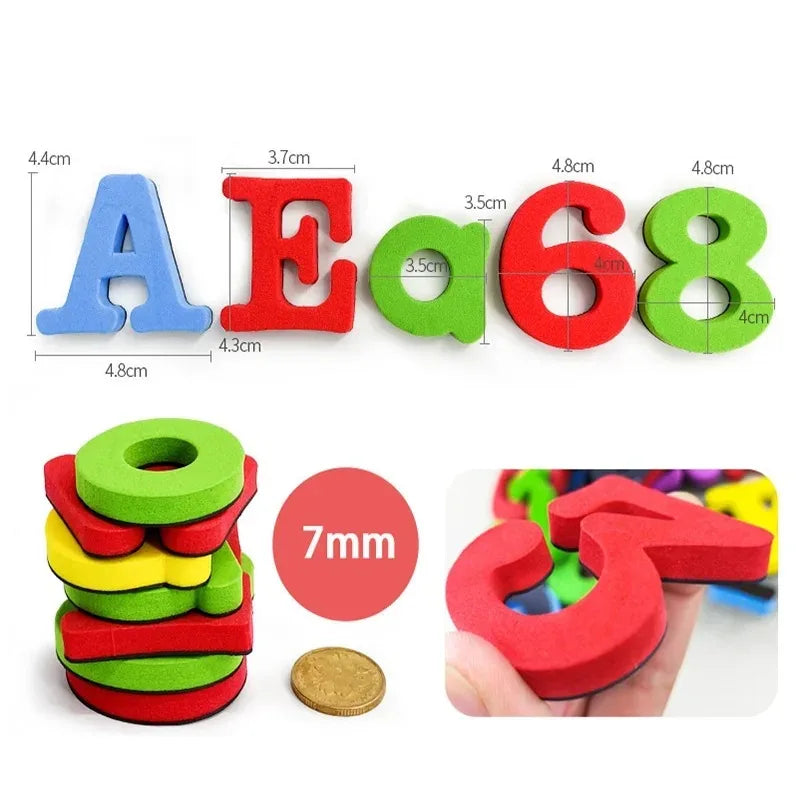 Magnetic ABC & 123 Toy Set