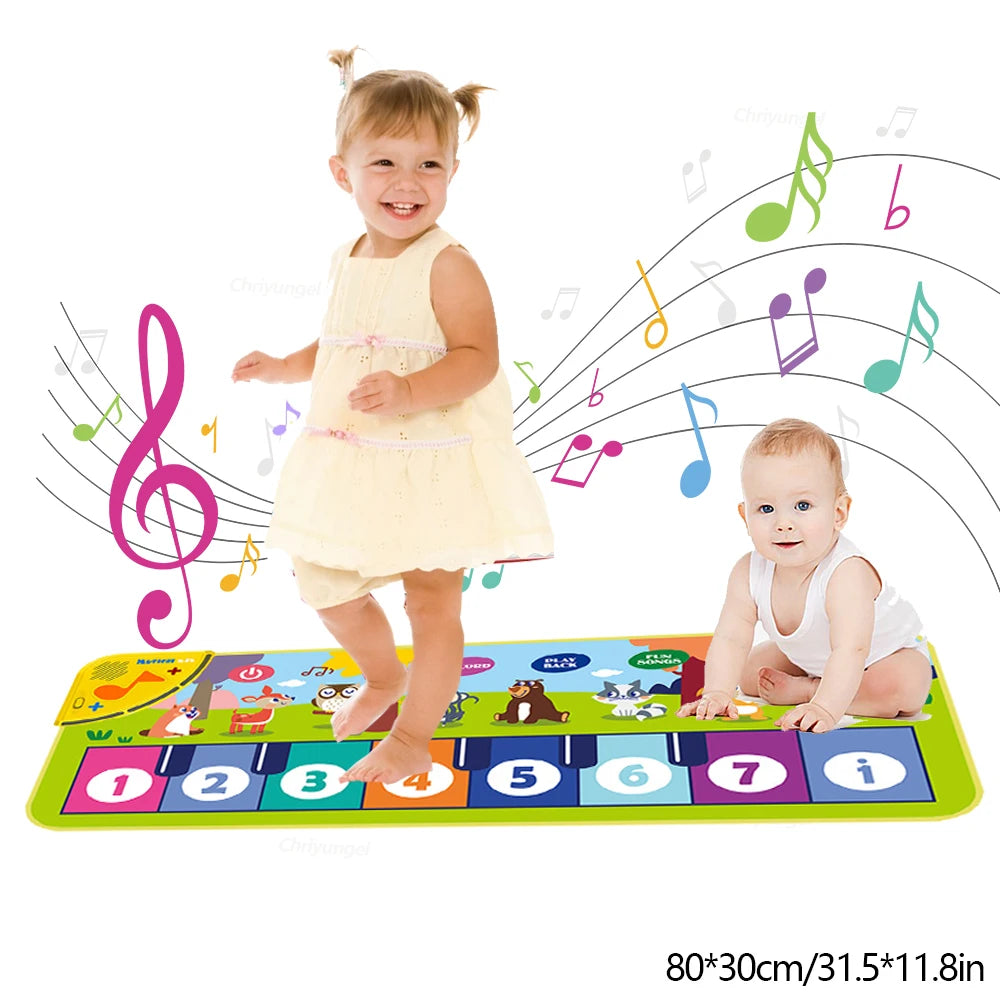 Kids' Piano Dance Mat 80×30cm