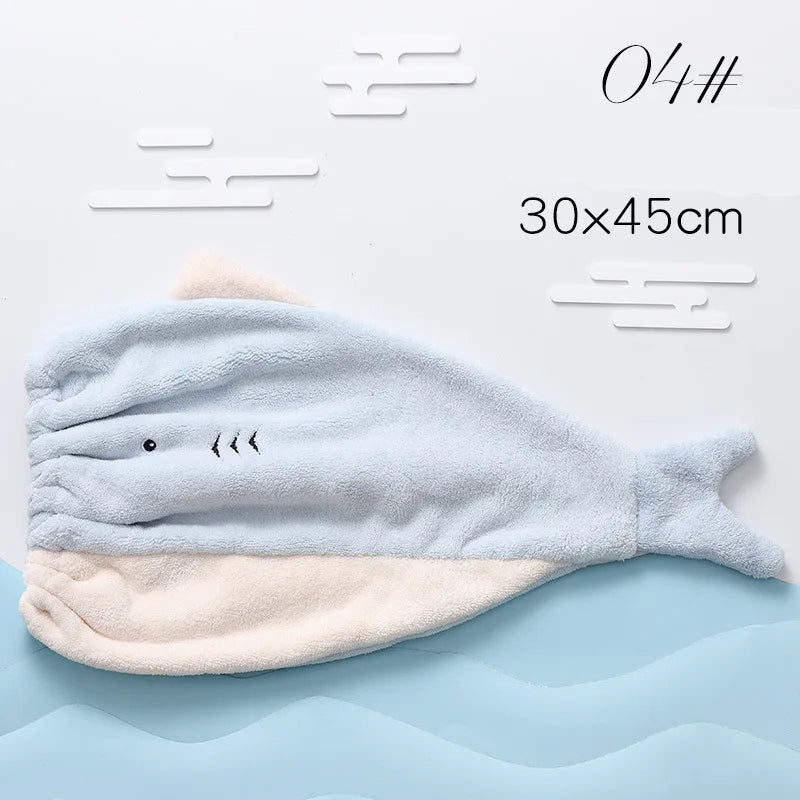Shark Microfiber Quick-Dry Hair Cap