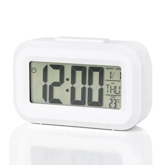LED Glow Alarm Clock with Backlight & Snooze