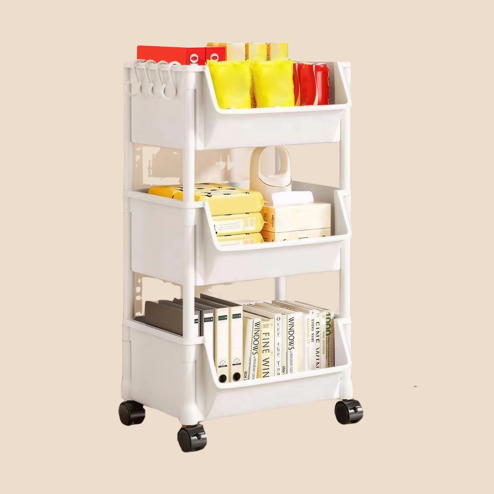 2-5 Layer Trolley Storage Rack