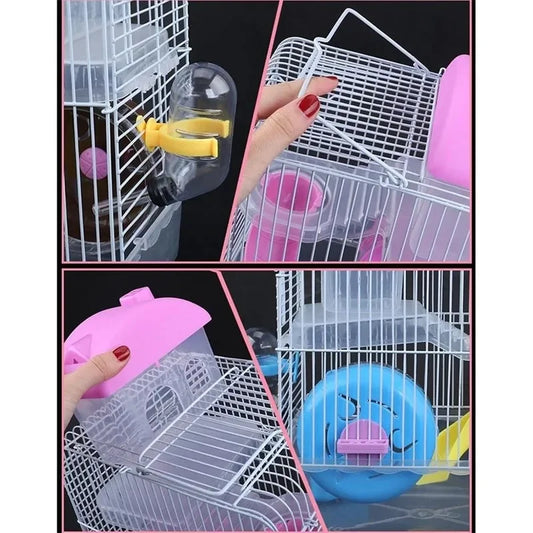 Double-Layer Hamster Cage