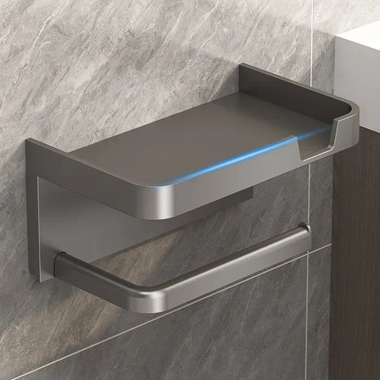 Punch-Free Toilet Paper Holder