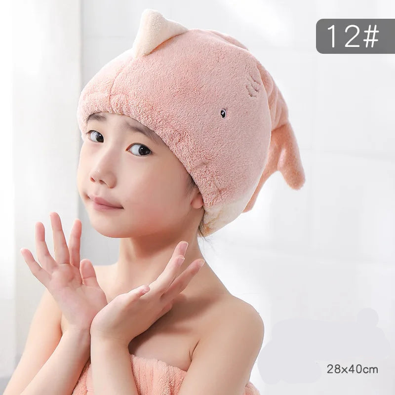 Shark Microfiber Quick-Dry Hair Cap