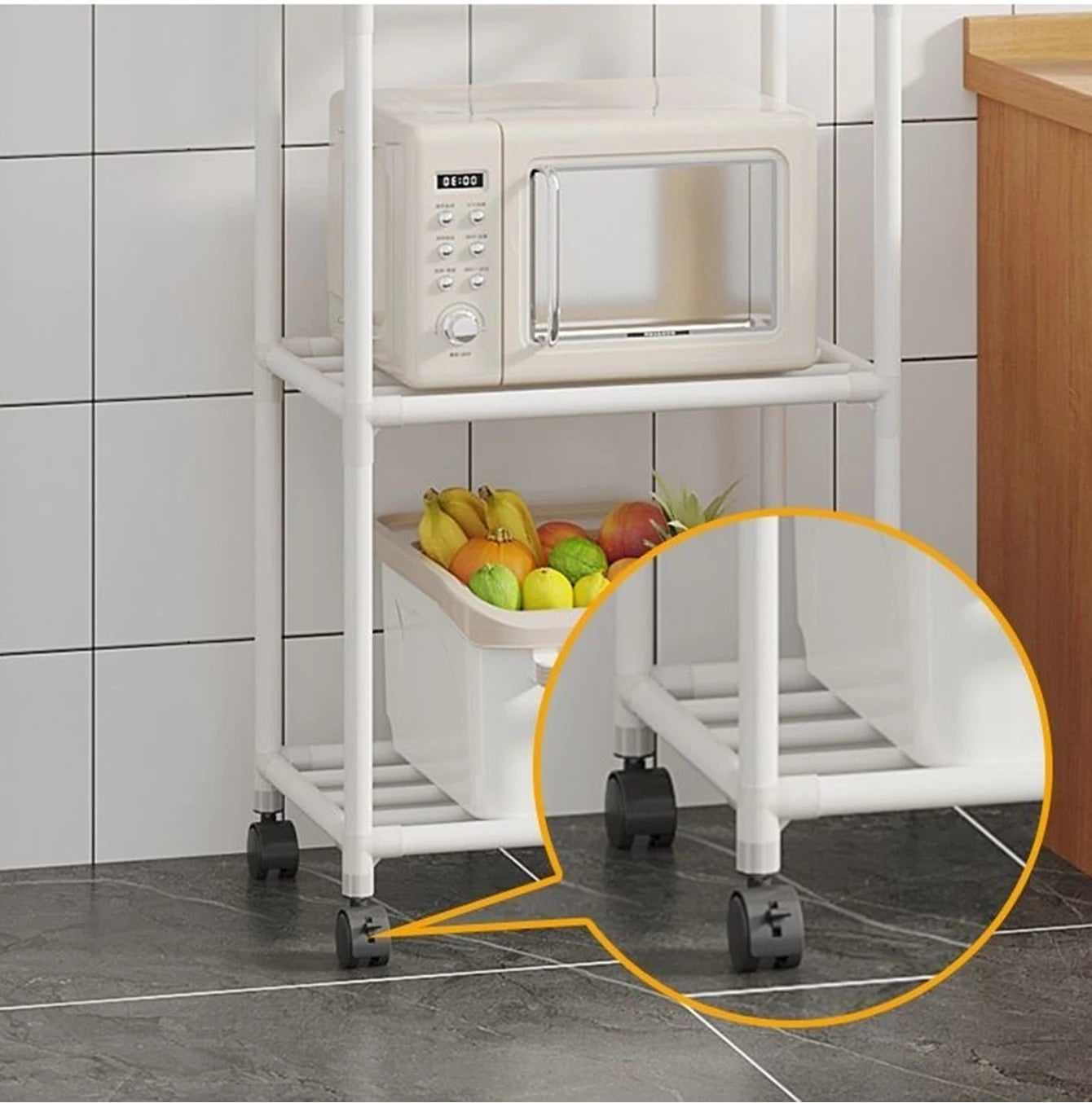 Adjustable Storage Shelves with Pulleys