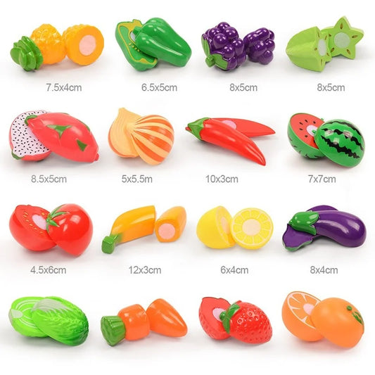 Kids' Cutting Fruit & Veggie Toy Set