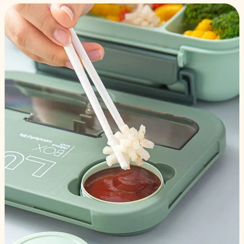 Compartment Lunch Box with Utensils