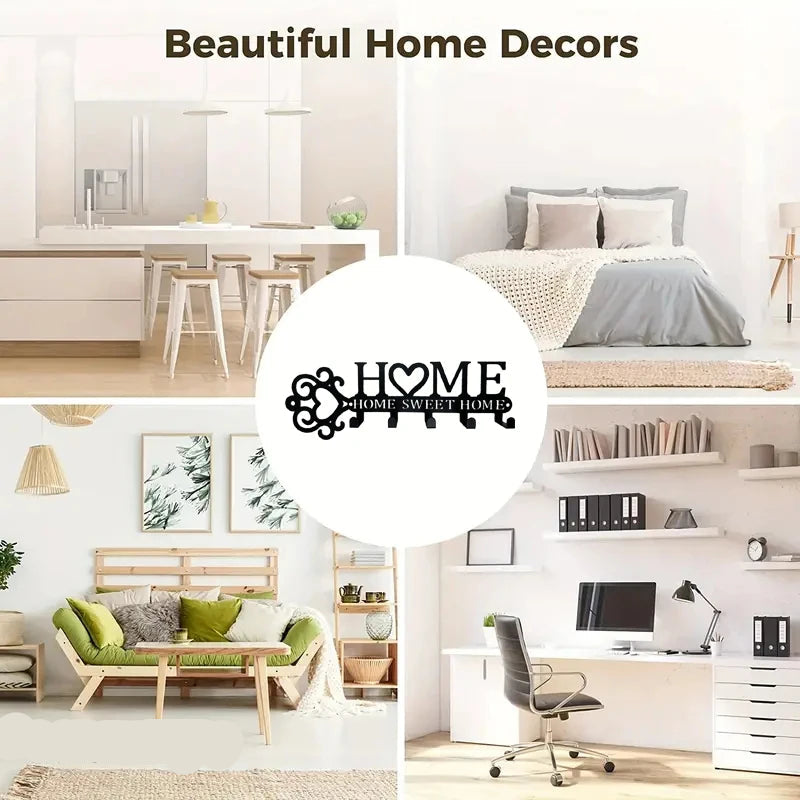 5-Hook Home Sweet Home Rack