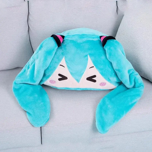 Hatsune Miku Kawaii Hooded Blanket
