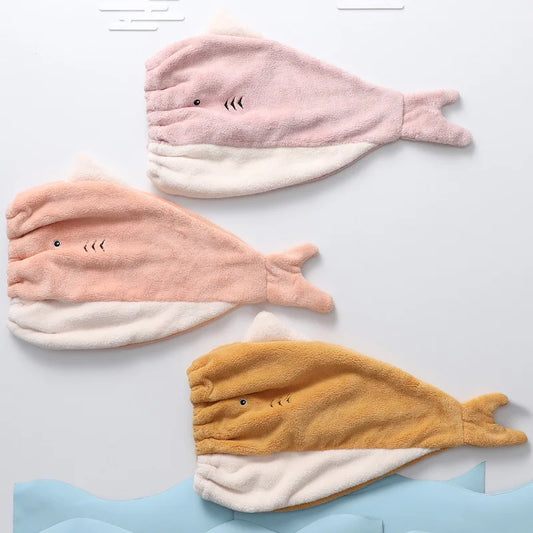 Shark Microfiber Quick-Dry Hair Cap