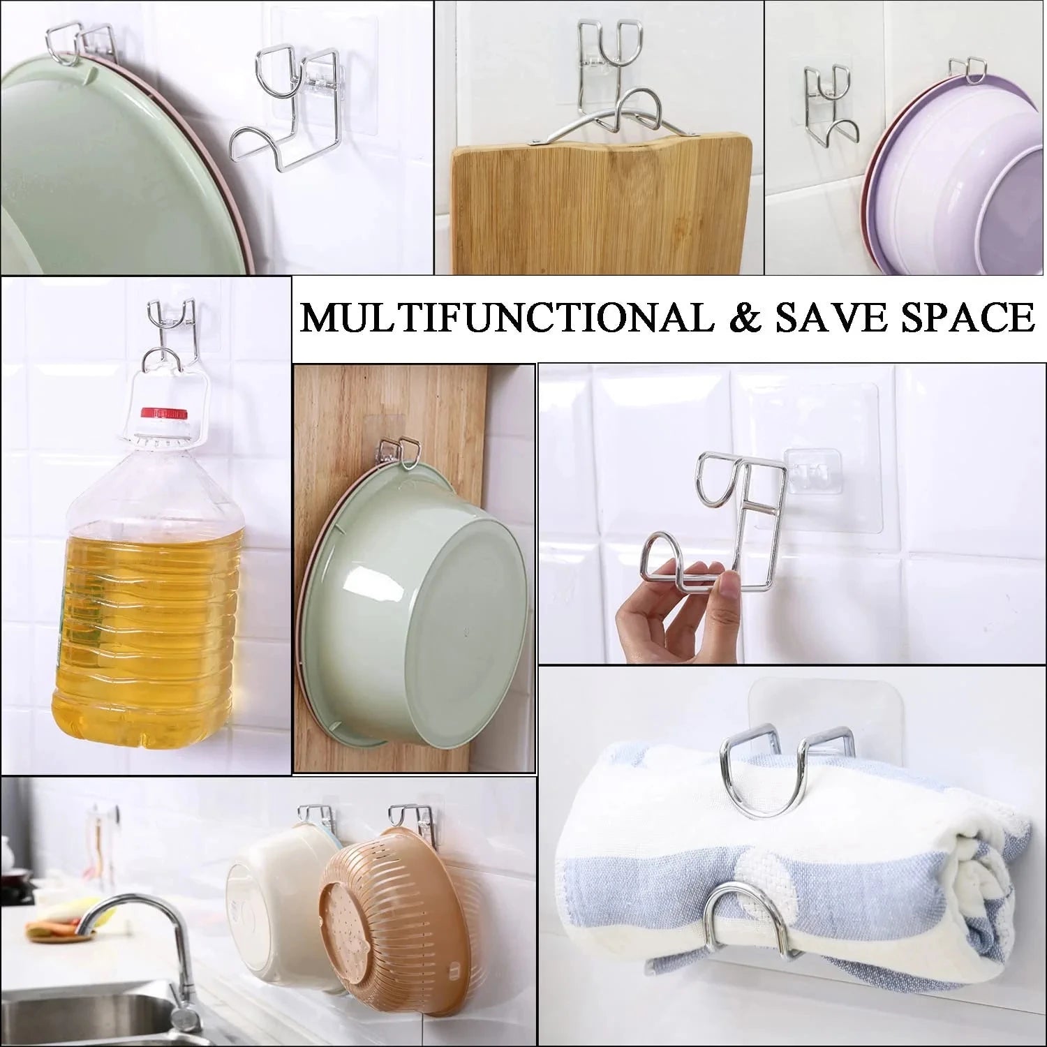 Self-Adhesive Wall Hooks