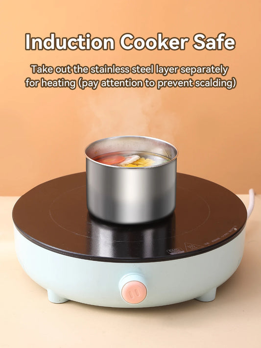 WORTHBUY Bear Thermal Lunch Box