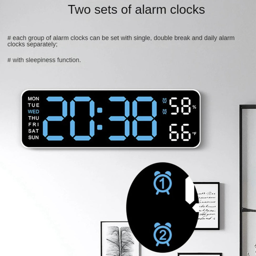 Large Digital Wall Clock