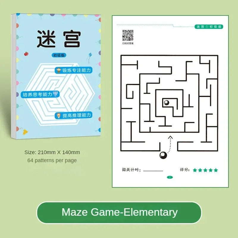 Children's Maze Puzzle Book