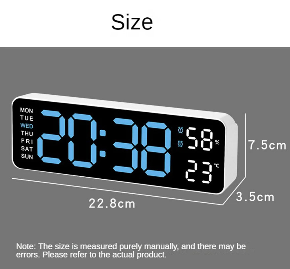 Large Digital Wall Clock