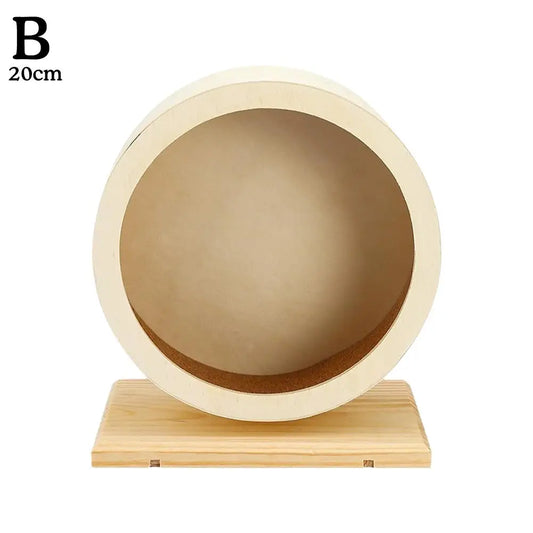 Silent Wooden Hamster Wheel