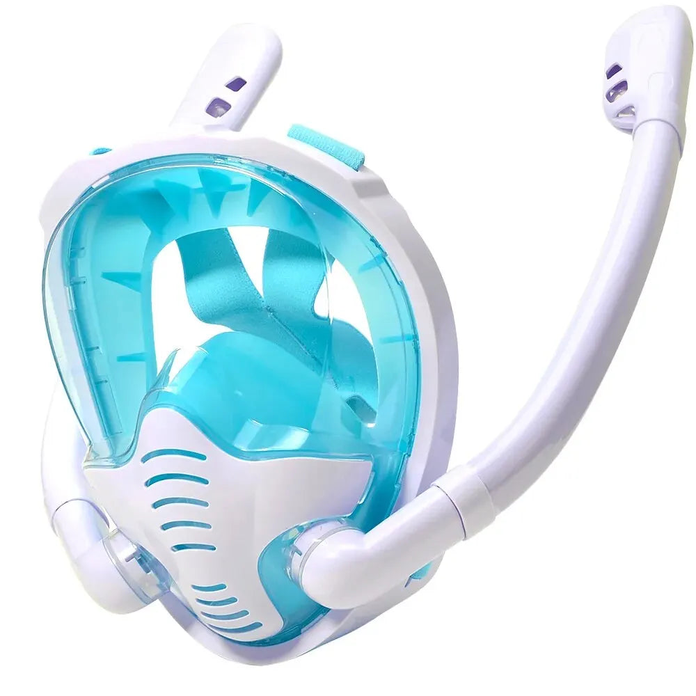 Full Face Snorkel Mask with 2 Snorkels