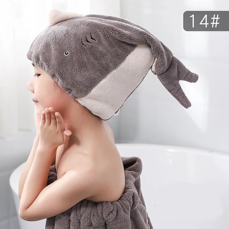 Shark Microfiber Quick-Dry Hair Cap