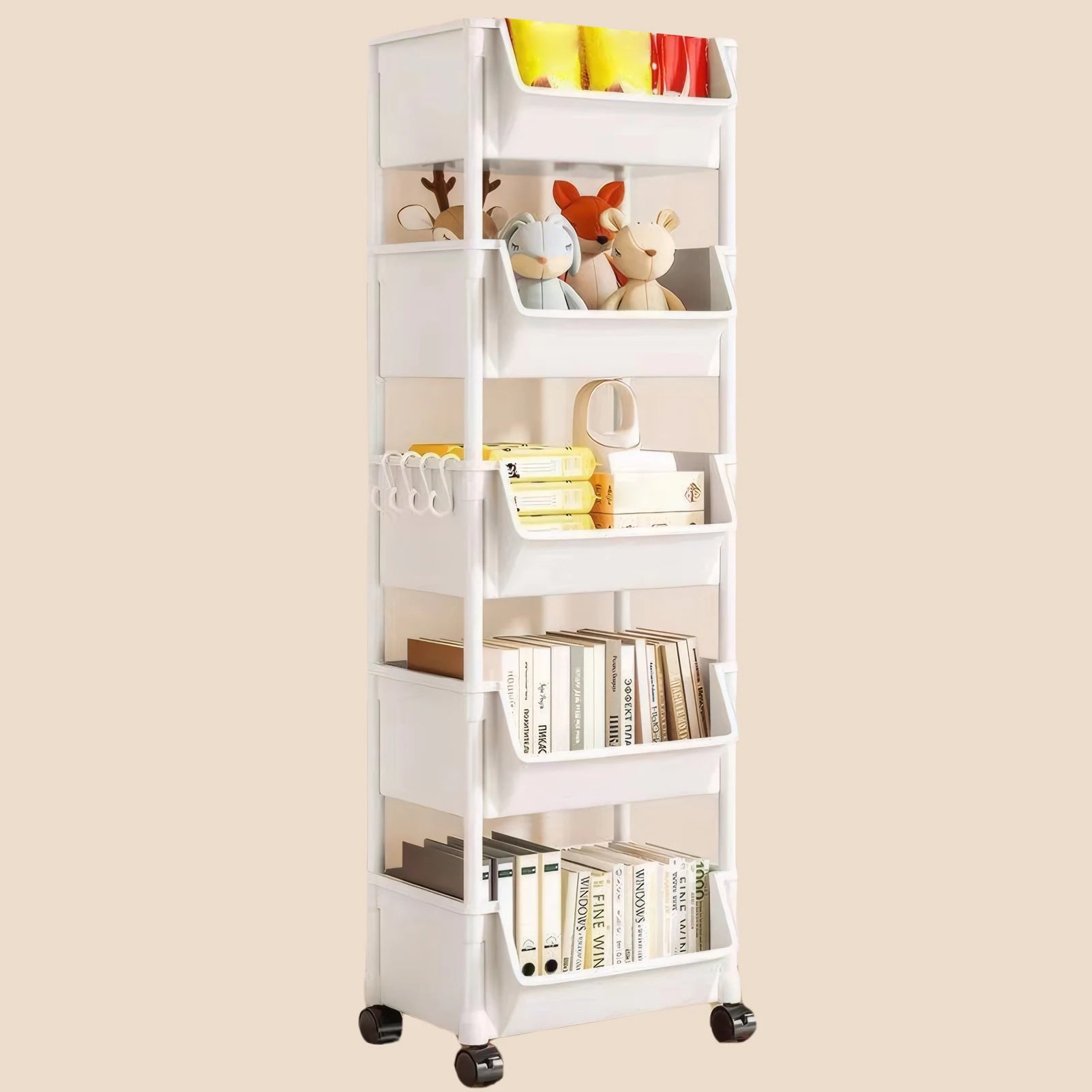 2-5 Layer Trolley Storage Rack