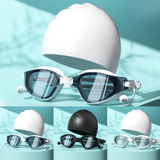 Anti-Fog Swim Goggles Set