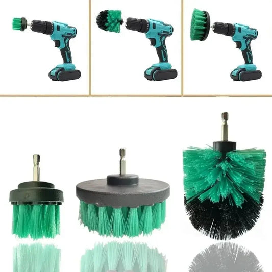 3pcs Drill Brush Set