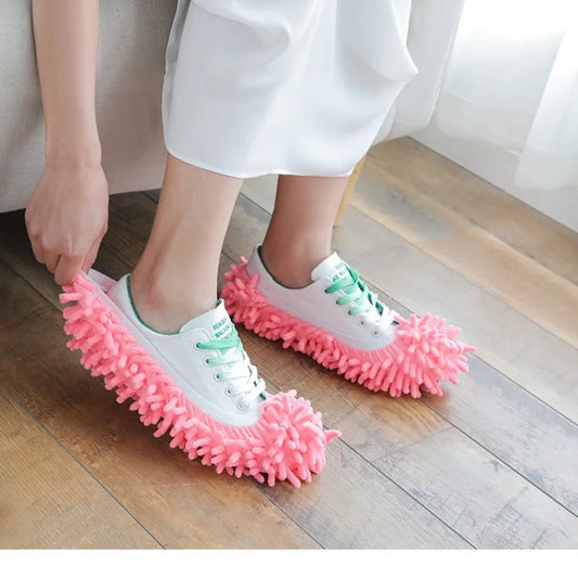Dust Cleaning Slipper Pair
