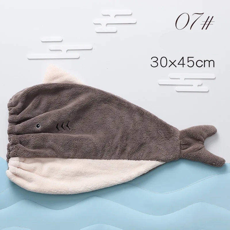 Shark Microfiber Quick-Dry Hair Cap