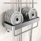 No-Drill Aluminum Shower Shelf