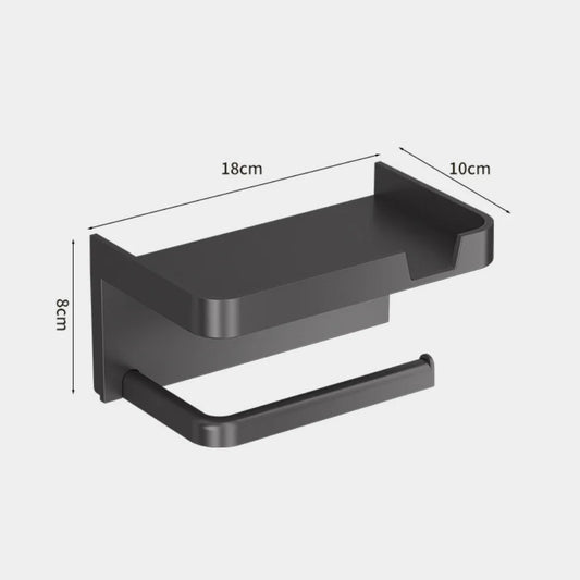 Punch-Free Toilet Paper Holder