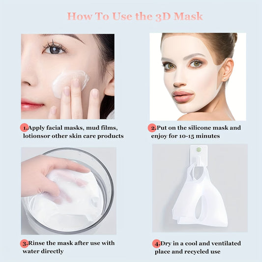 Reusable Silicone Face Mask Cover