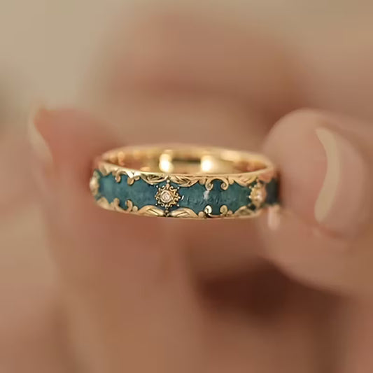 Niche Enamel Adjustable Ring