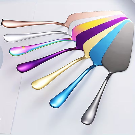 Stainless Steel Cake Spatula & Pizza Cutter Set