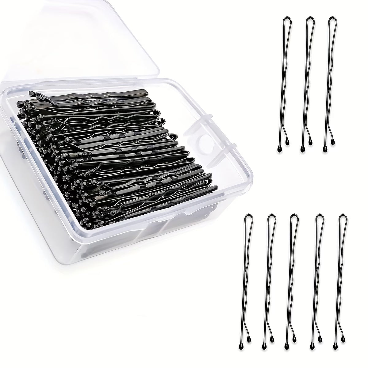 Secure Hair Pins with Storage Box