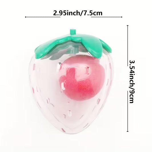 Strawberry Squeaky Pet Toy