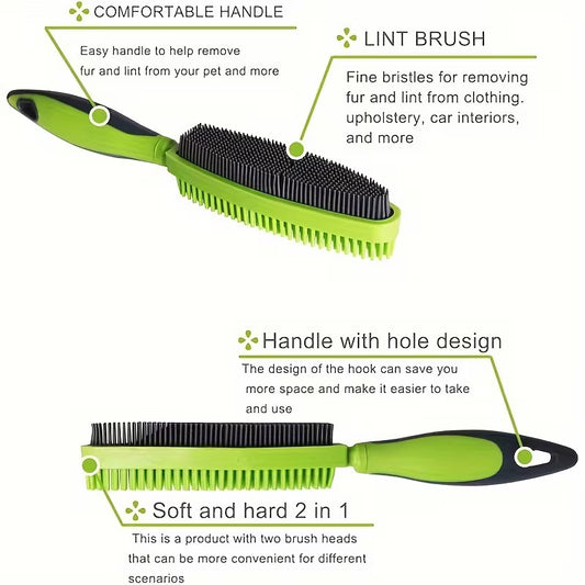 Silicone Pet Hair Remover Brush & Lint Cleaner