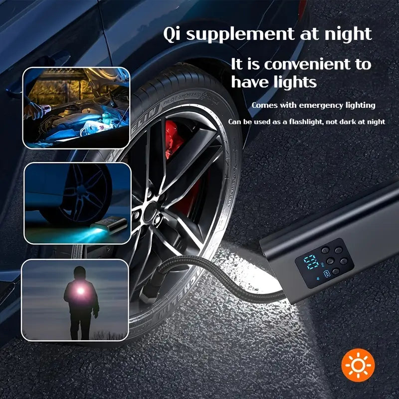 150PSI Portable Cordless Tire Inflator with Digital Display