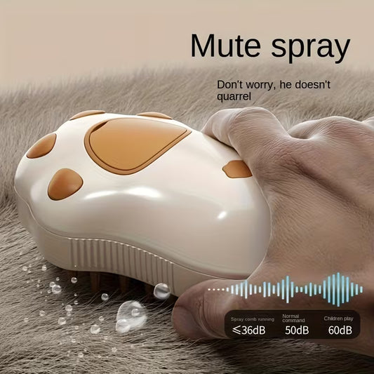 Cat Paw 3-in-1 Electric Pet Steaming Brush