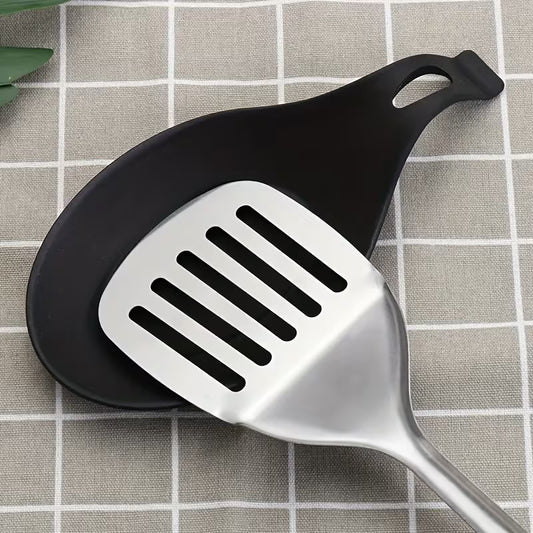 2pcs Heat-resistant Silicone Spoon