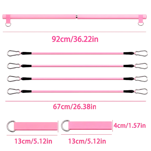 Pilates Stick & Tension Rope Set