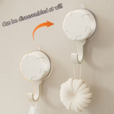 3 Strong Vacuum Suction Cup Hooks