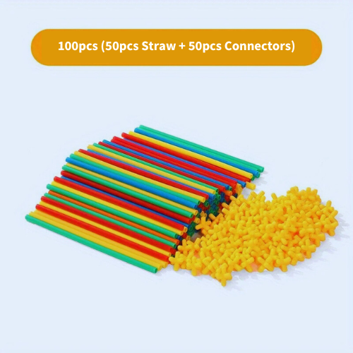 Straw Builder Toys